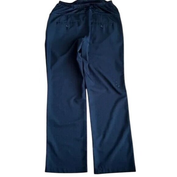 oobe Maternity Pants Womens Medium x 31" Black straight leg Uniform Work - Picture 4 of 6